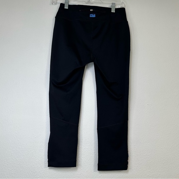 Fila Workout Black Capris with Red and Blue Accents in Size S - Picture 6 of 10